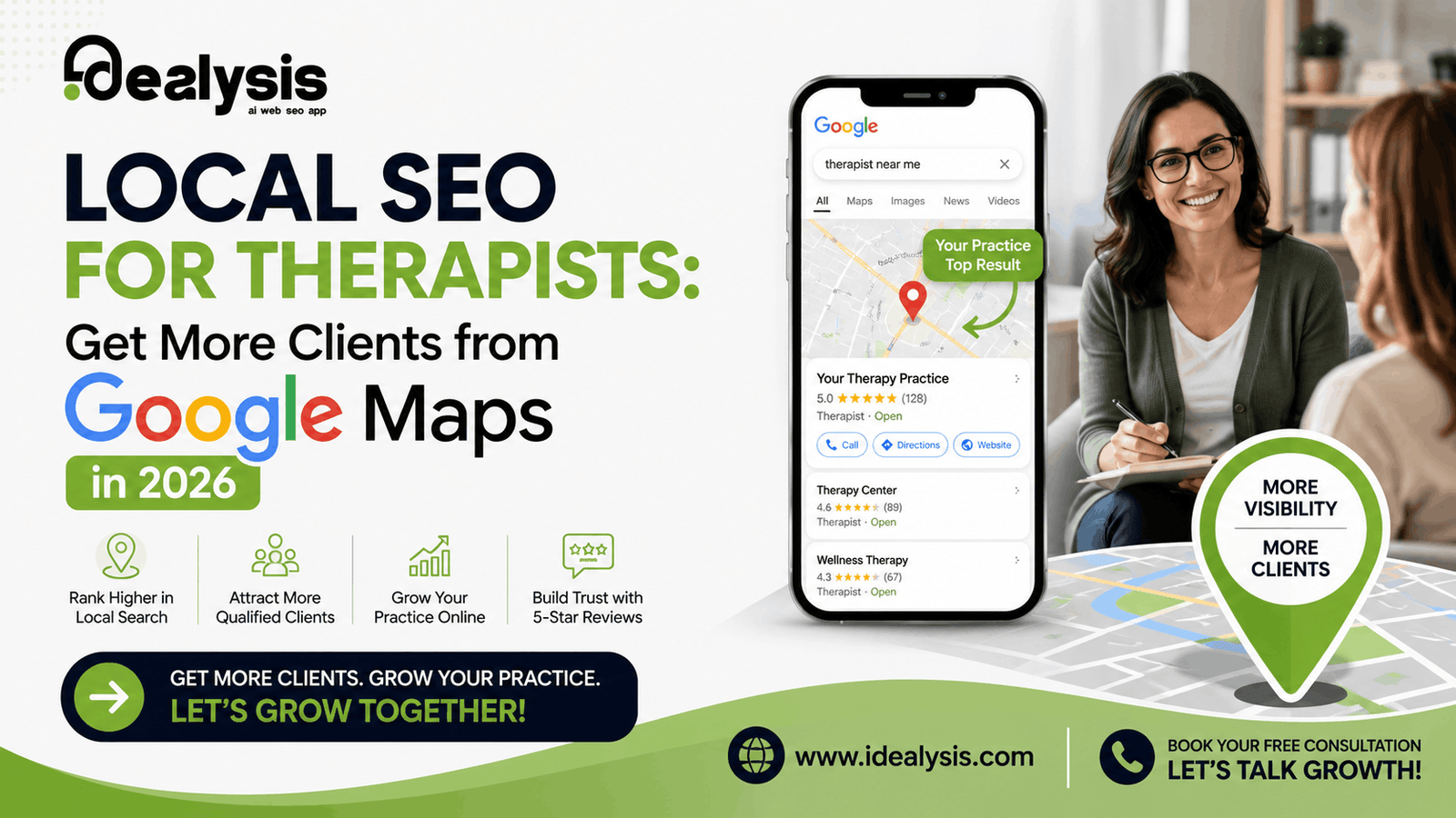 Local SEO for Therapists Get More Clients from Google Maps
